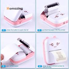 Pocket Inkless Mini Printer – Print Anywhere, Anytime Without Ink Portable, Easy & Mess-Free Printing