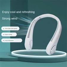 Portable Neck Fan – Stay Cool & Hands-Free Anywhere Lightweight, Quiet & Rechargeable Beat the Heat with 360° Cooling
